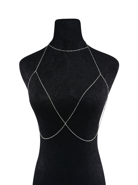Body Chain Dorada para Vestidos y Tops - Joyería Corporal