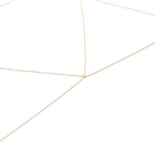 Body Chain Dorada para Vestidos y Tops - Joyería Corporal